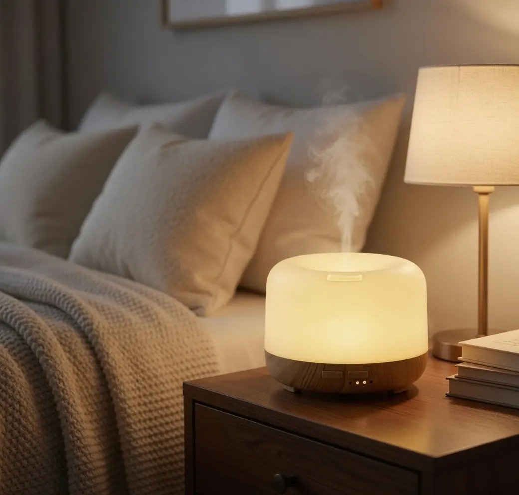 Chambre cosy avec humidificateur